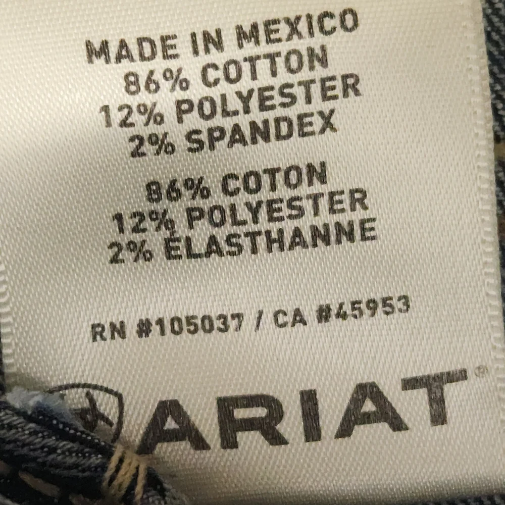 Ariat Real Denim Womens Jeans Size 32L western Cowgirl Riding Rodeo - Picture 11 of 13